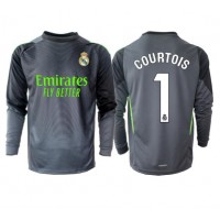 Stroje piłkarskie Real Madrid Thibaut Courtois #1 Bramkarskie Koszulka Trzeciej 2025-26 Długi Rękaw